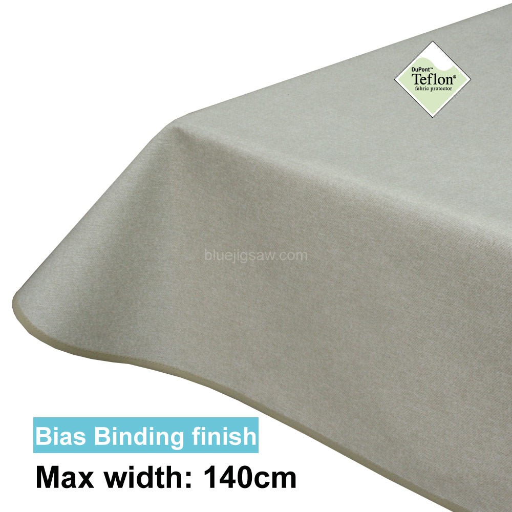 Acrylic Coated Tablecloth with Bias Binding