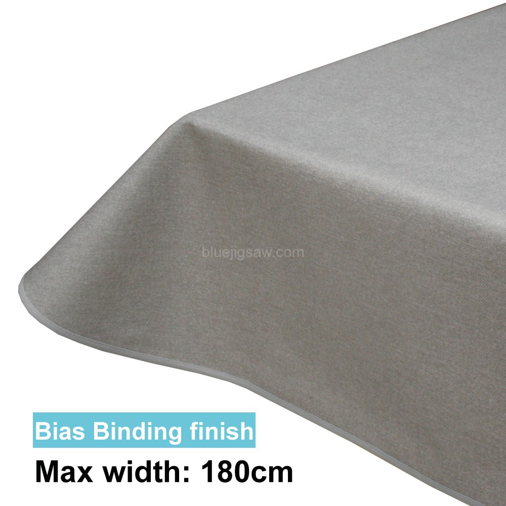 Acrylic Coated Tablecloth with Bias Binding