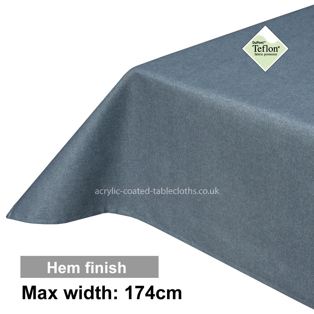 Acrylic Coated Tablecloth with Hem finish