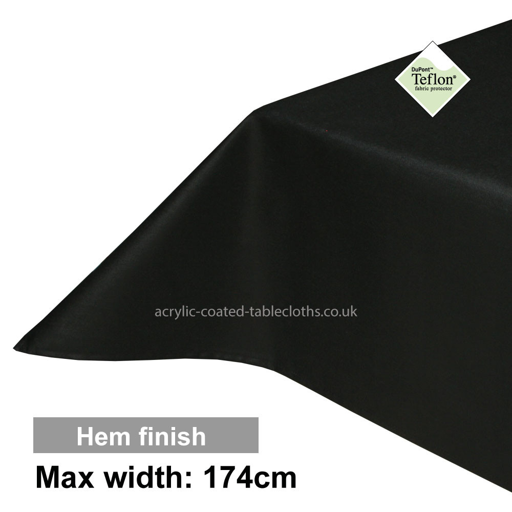 Acrylic Coated Tablecloth with Hem finish