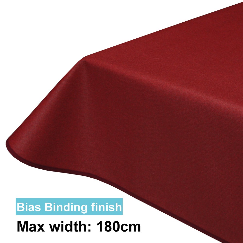 Acrylic Coated Tablecloth with Bias Binding