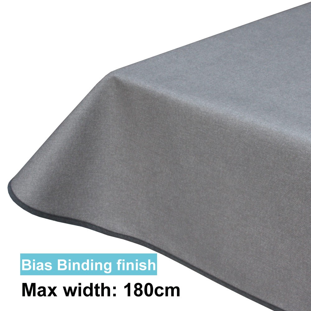 Acrylic Coated Tablecloth with Bias Binding