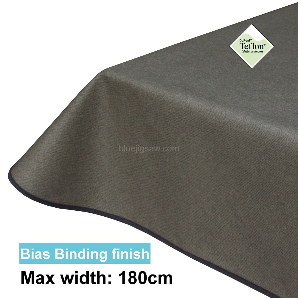 Acrylic Coated Tablecloth with Bias Binding