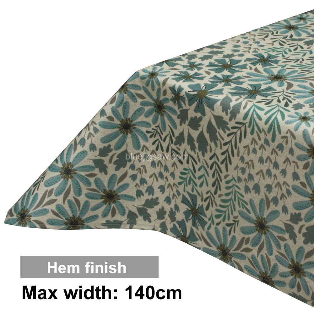 Acrylic Coated Tablecloth with Hem finish