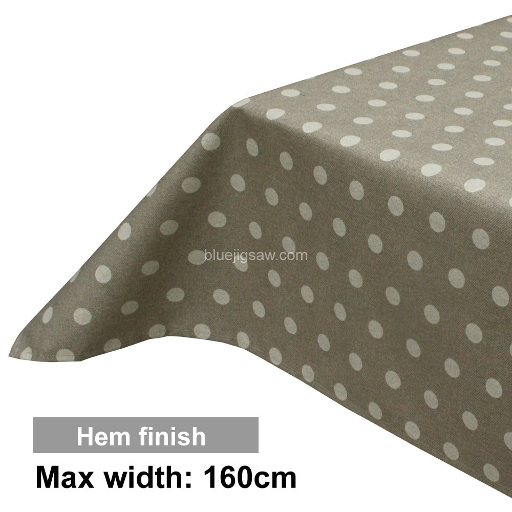 Acrylic Coated Tablecloth with Hem finish