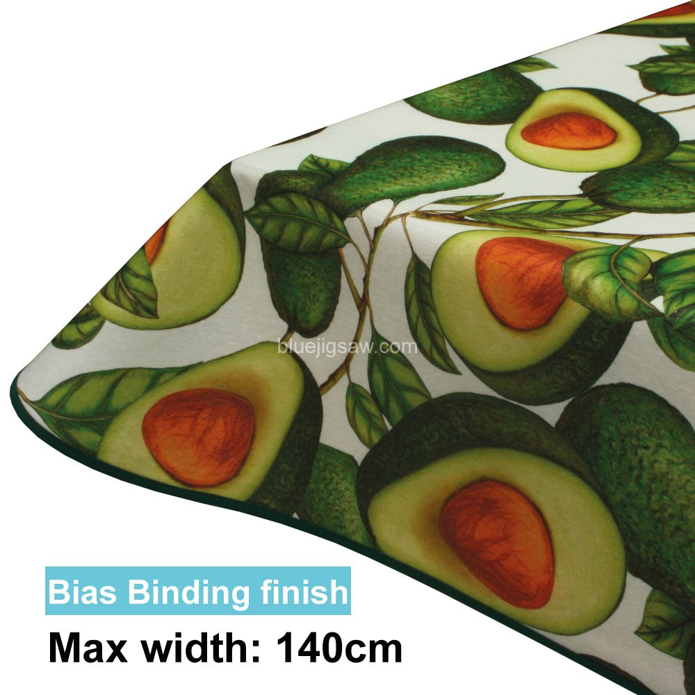 Acrylic Coated Tablecloth with Bias Binding