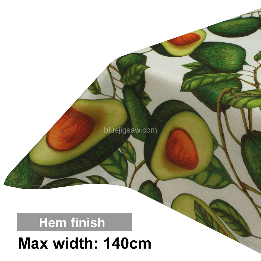 Acrylic Coated Tablecloth with Hem finish