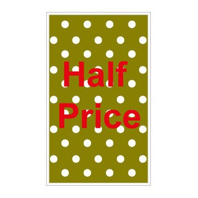 Francoise Paviot Tablecovers, 160cmx240cm, Polka Evergreen