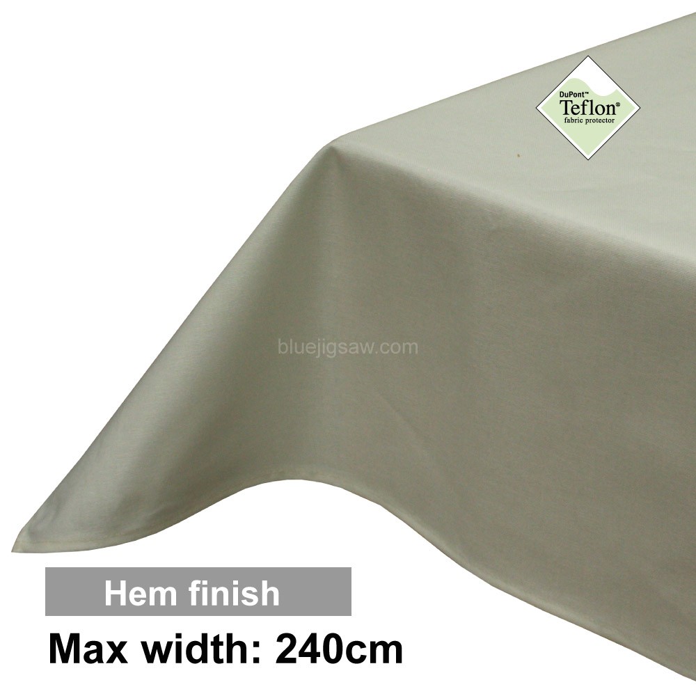 Acrylic Coated Tablecloth with Hem finish