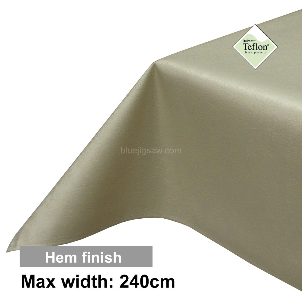 Acrylic Coated Tablecloth with Hem finish