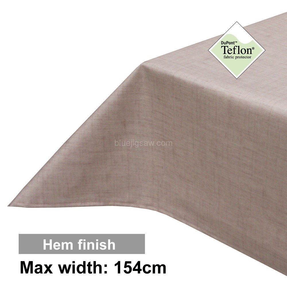 Acrylic Coated Tablecloth with Hem finish