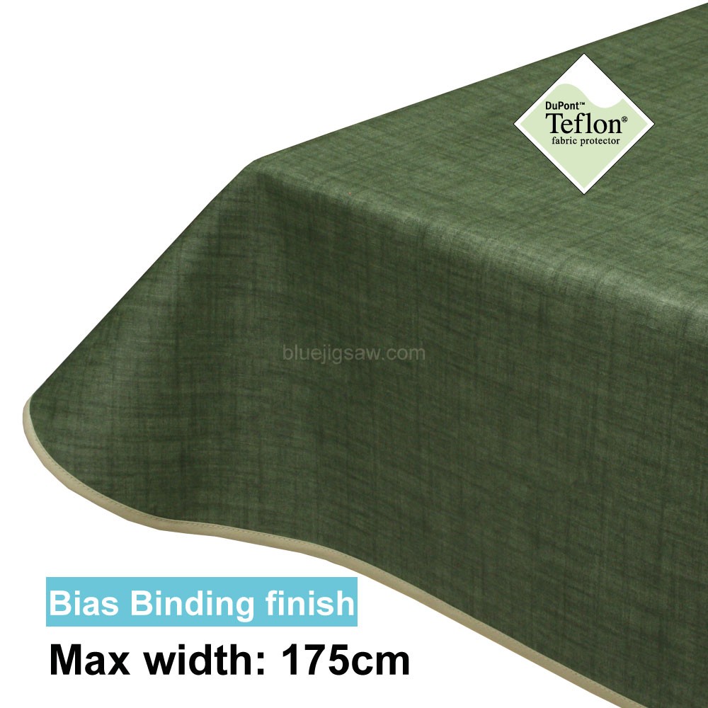 Acrylic Coated Tablecloth with Bias Binding