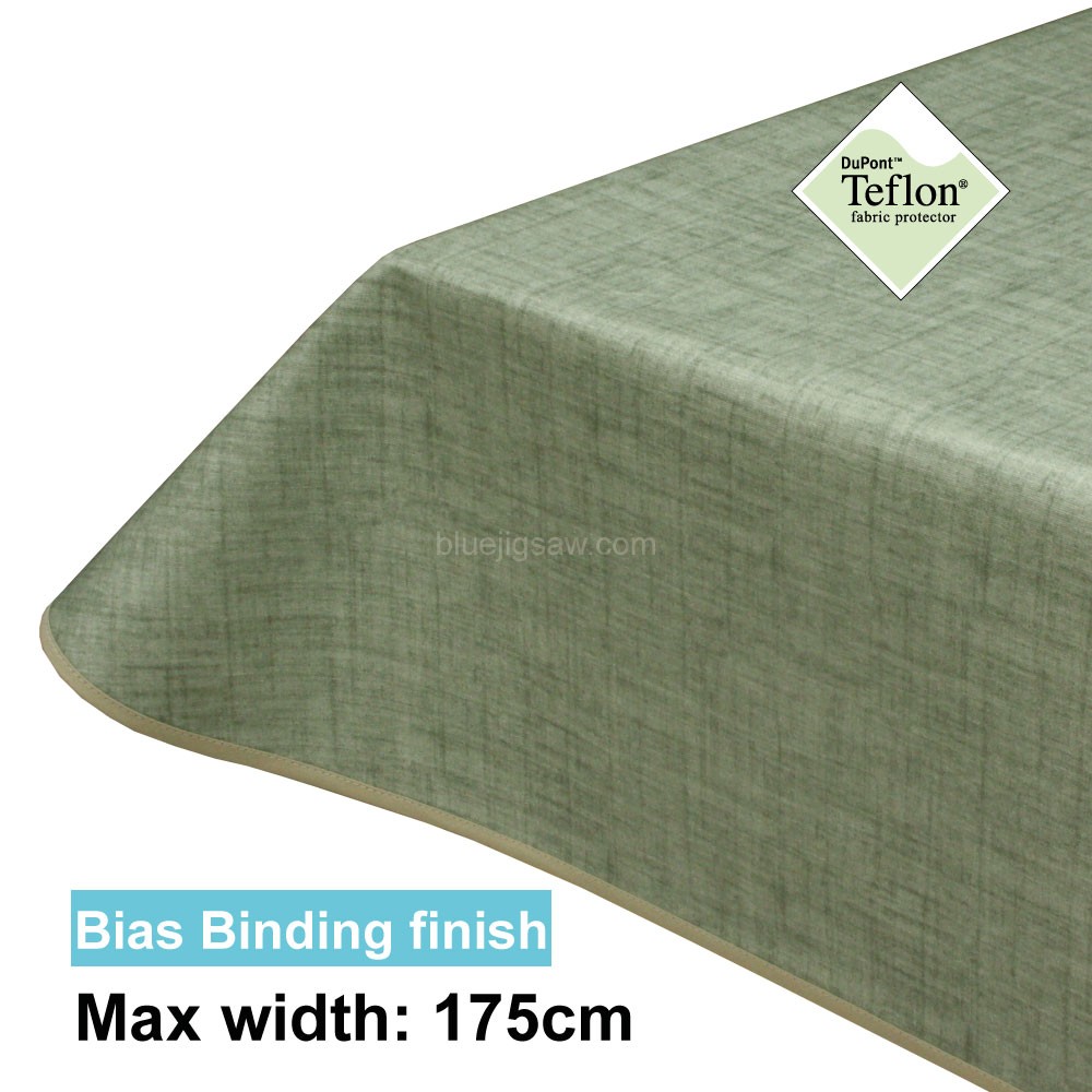 Acrylic Coated Tablecloth with Bias Binding