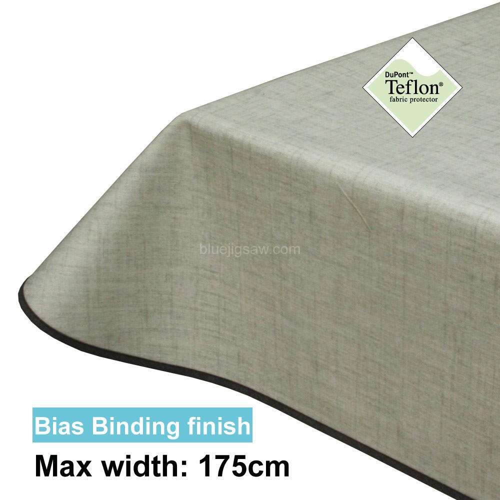 Acrylic Coated Tablecloth with Bias Binding