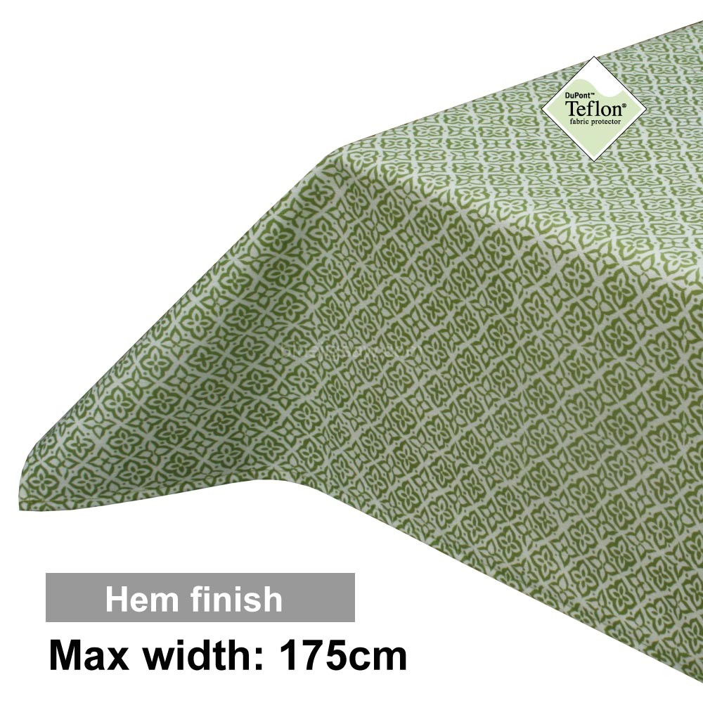 Acrylic Coated Tablecloth with Hem finish