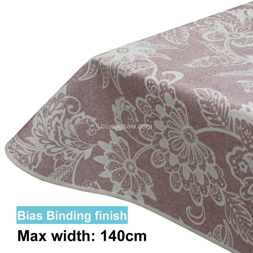 Acrylic Coated Tablecloth with Bias Binding