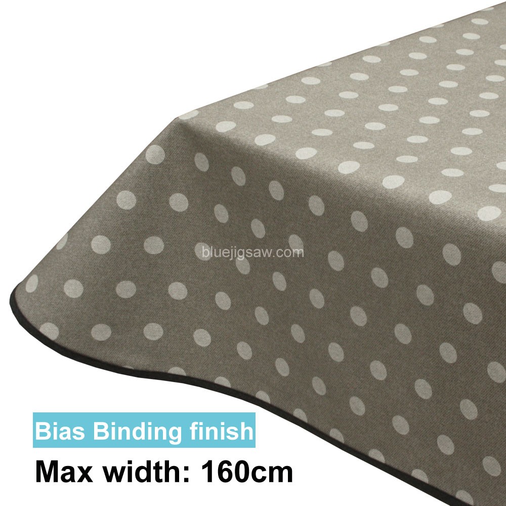 Acrylic Coated Tablecloth with Bias Binding