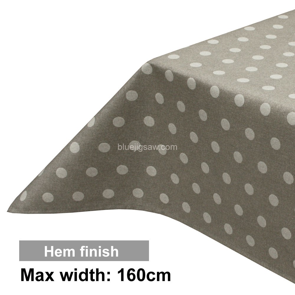 Acrylic Coated Tablecloth with Hem finish