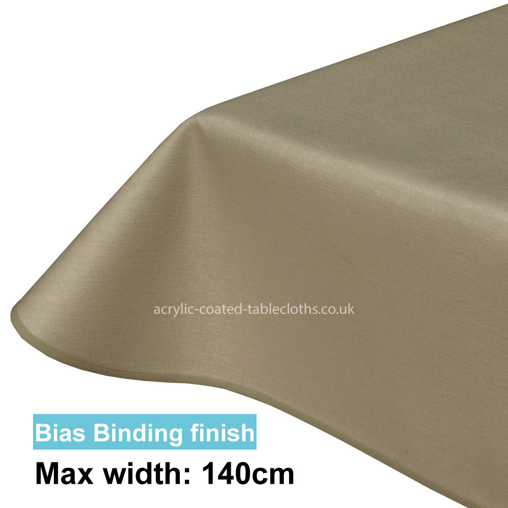 Acrylic Coated Tablecloth with Bias Binding