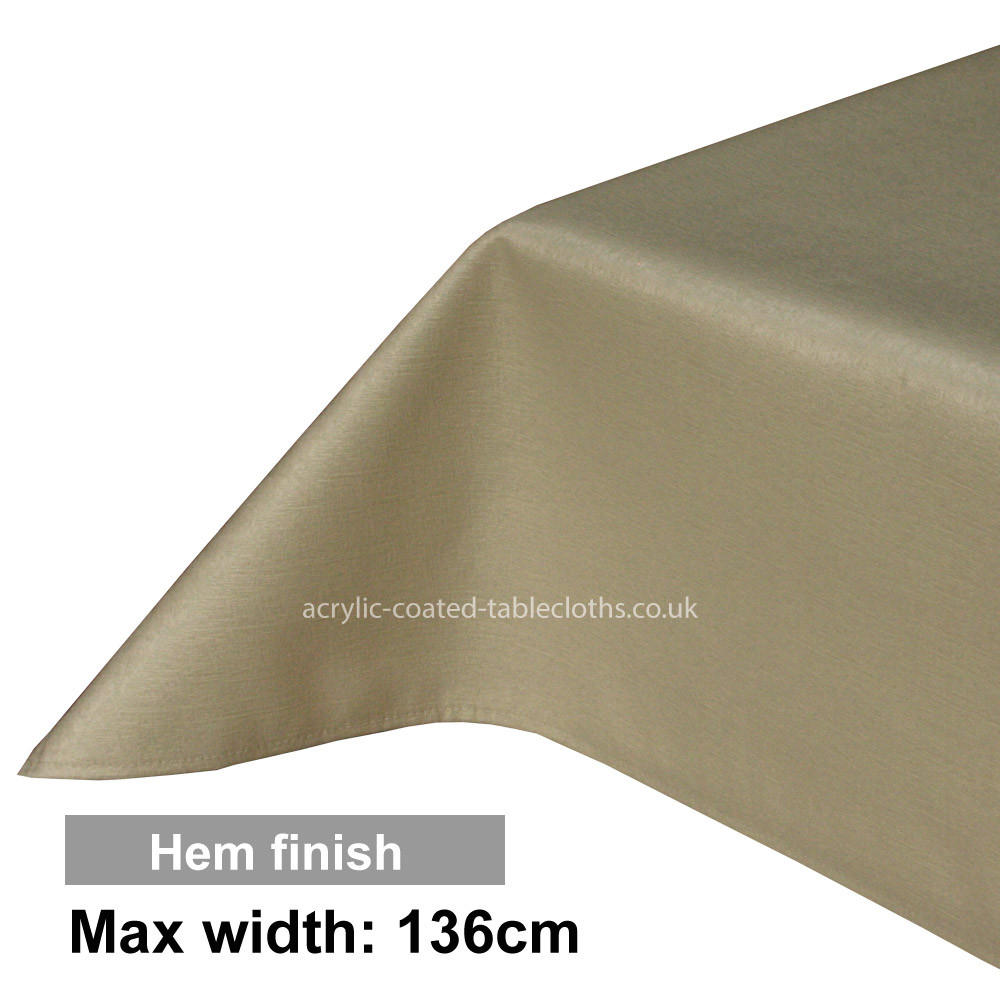 Acrylic Coated Tablecloth with Hem finish