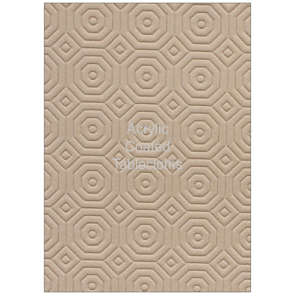 Rectangle Beige Table Protector