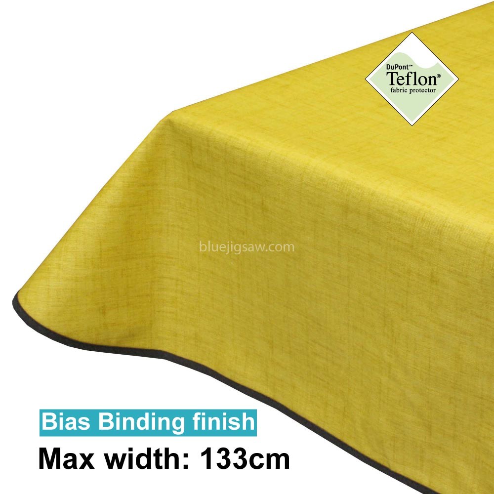 Acrylic Coated Tablecloth with Bias Binding