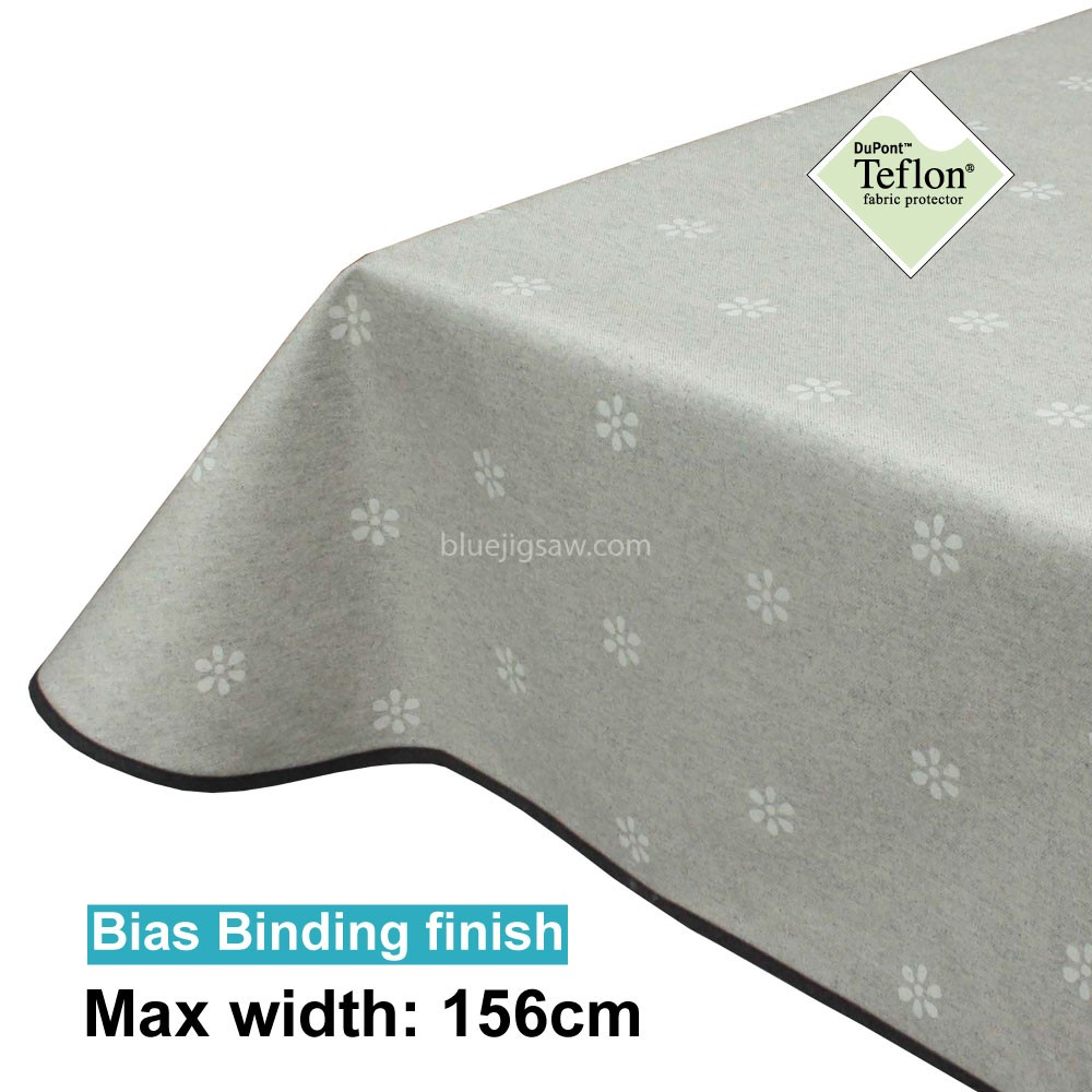Acrylic Coated Tablecloth with Bias Binding