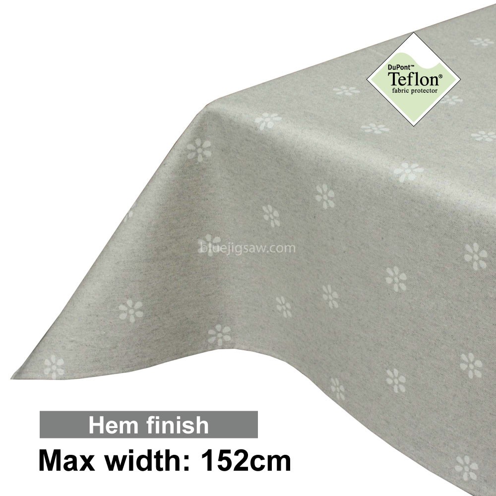 Acrylic Coated Tablecloth with Hem finish