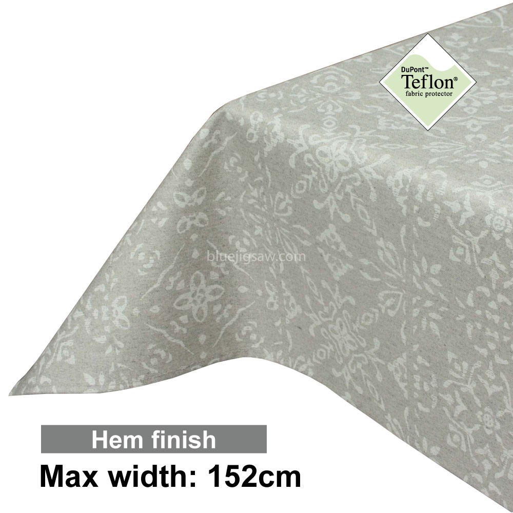 Acrylic Coated Tablecloth with Hem finish