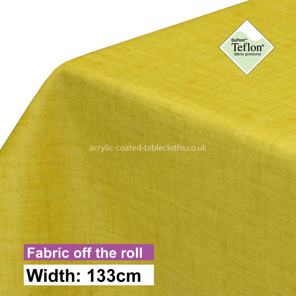 Symphony Lemon Yellow Acrylic Coated Fabric