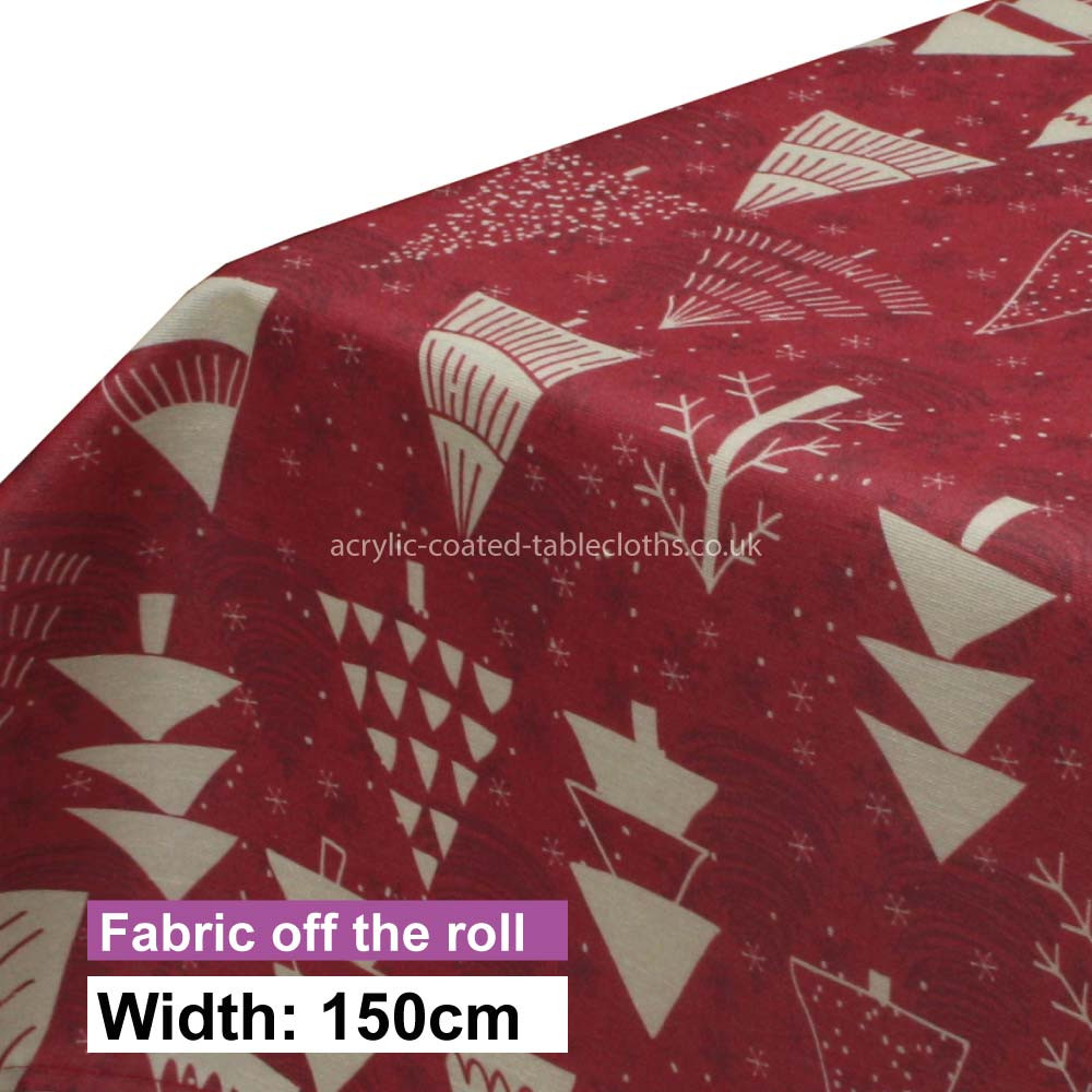 Nordic Red Acrylic Coated Fabric