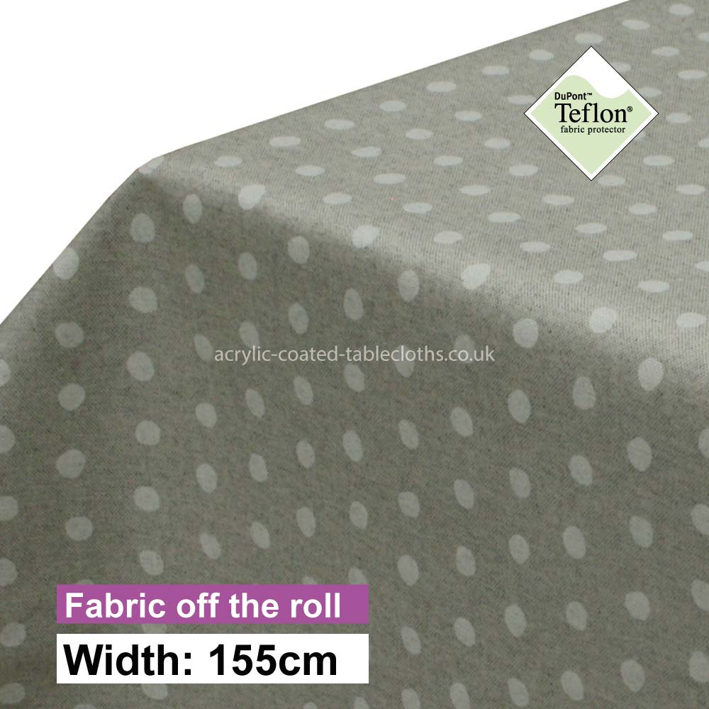 Polka Purples Acrylic Coated Fabric