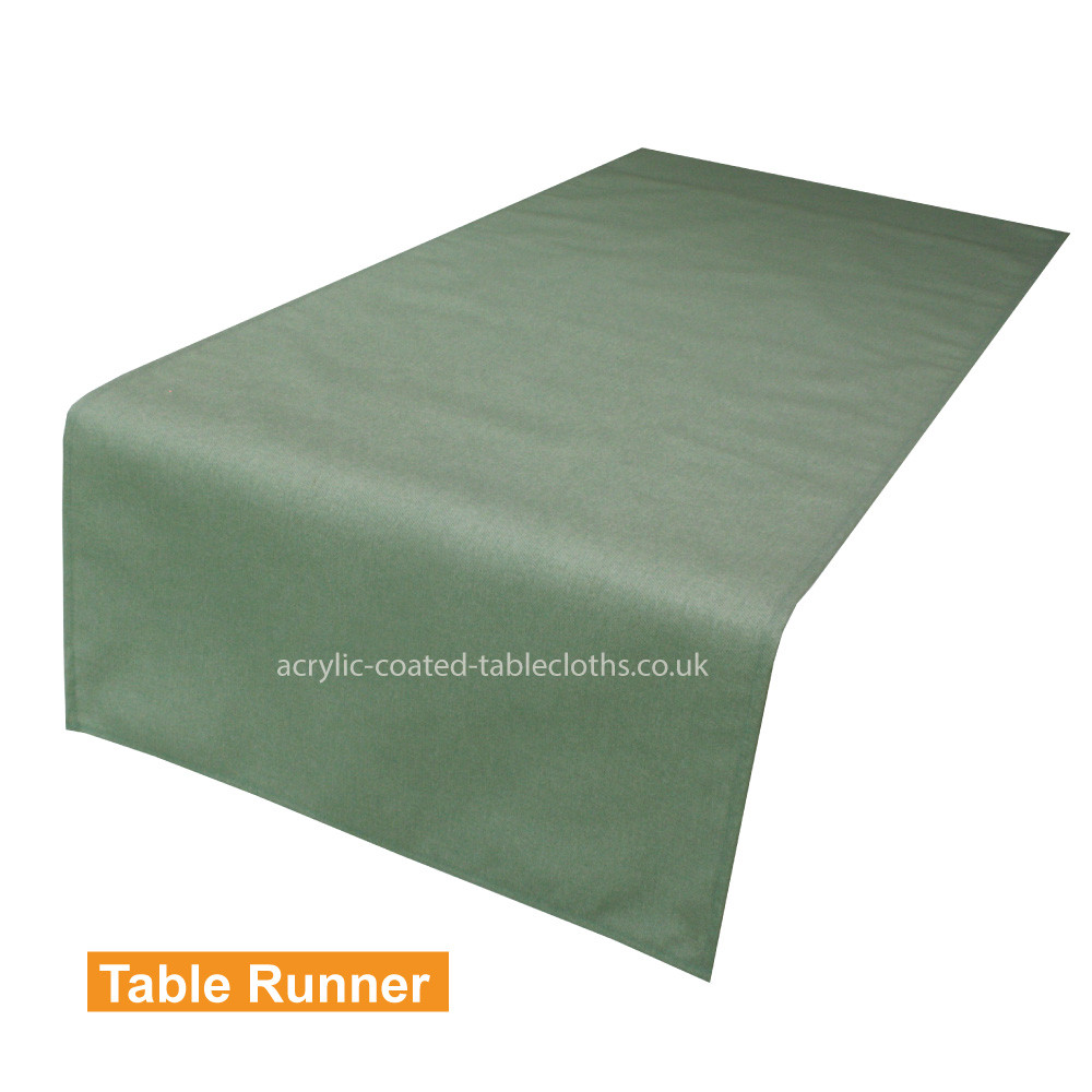 Maison Seafoam Acrylic Coated Table Runner