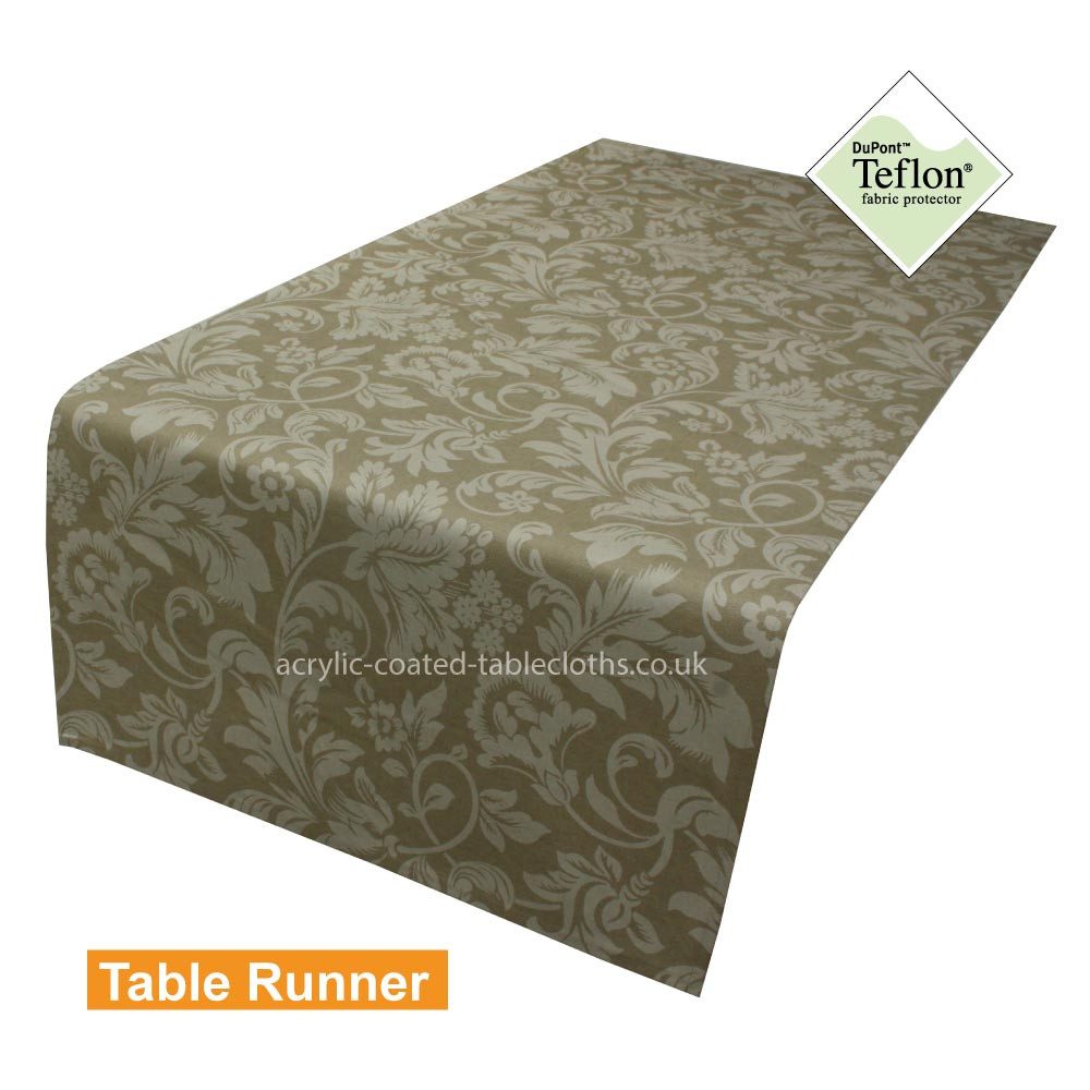 Opera Beige Acrylic Coated Table Runner