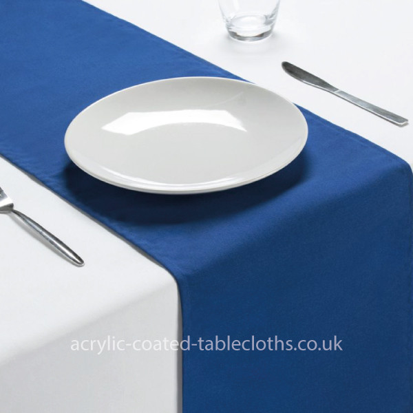 Royal Blue Spun Polyester Runner