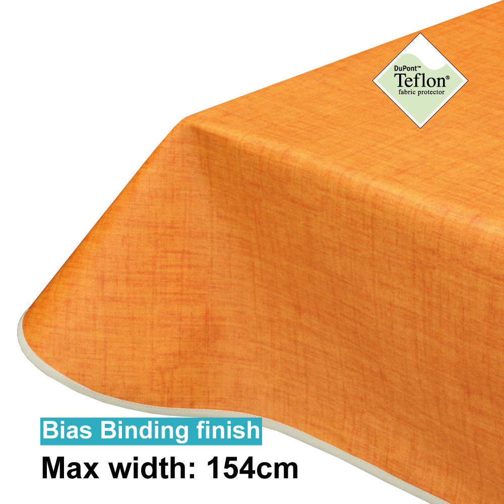 Acrylic Coated Tablecloth with Bias Binding
