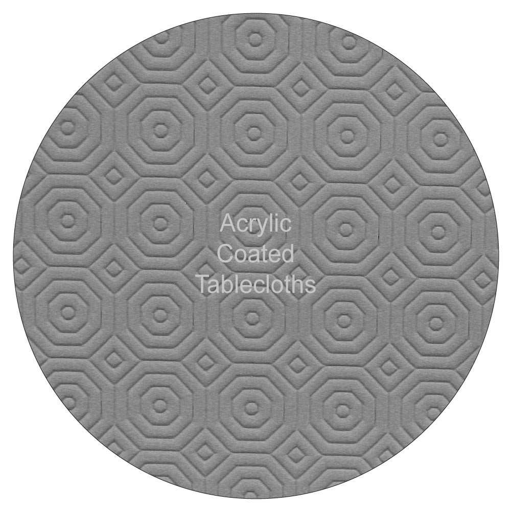 Grey Table Protector Round
