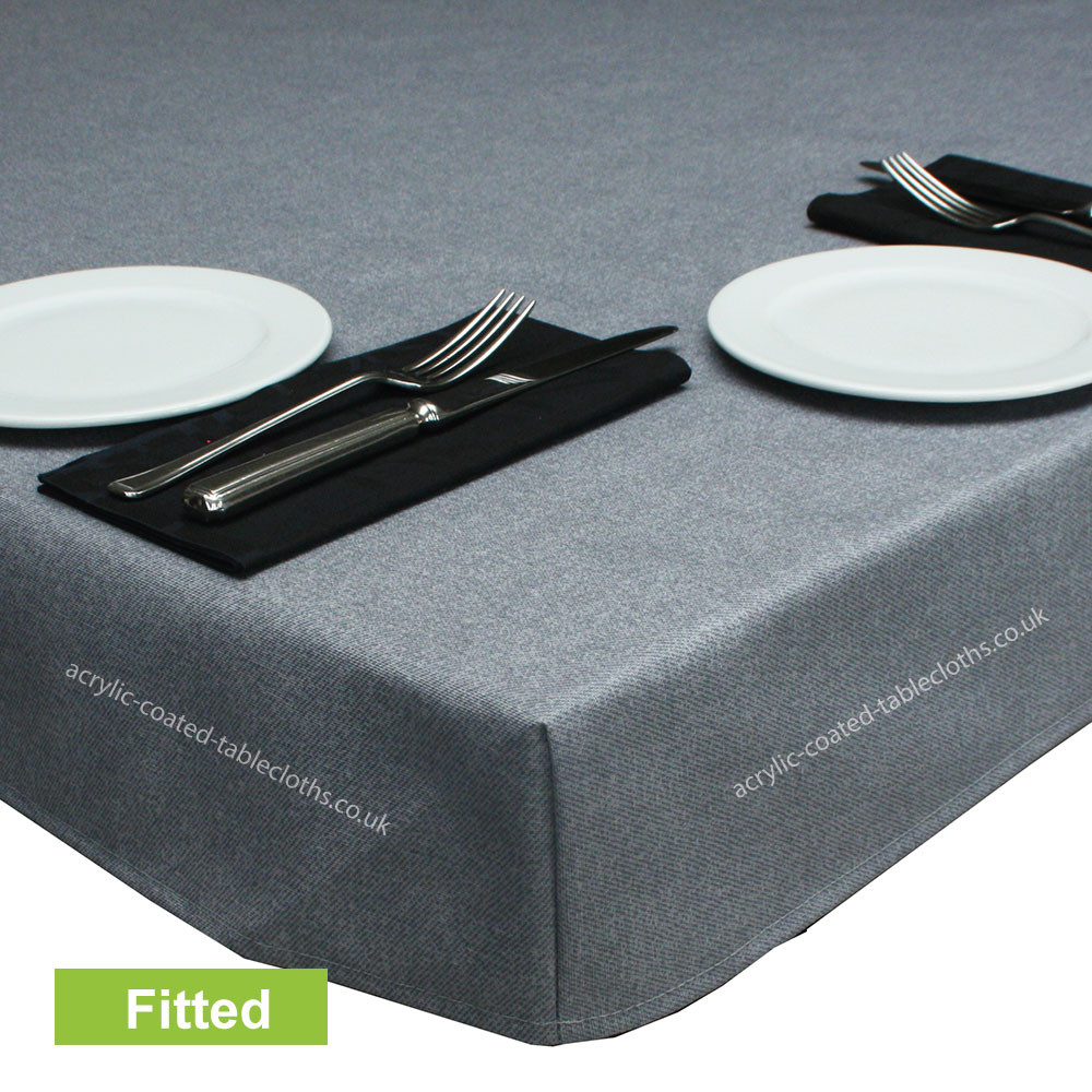 Fitted Tablecloth Maison Soft Granite