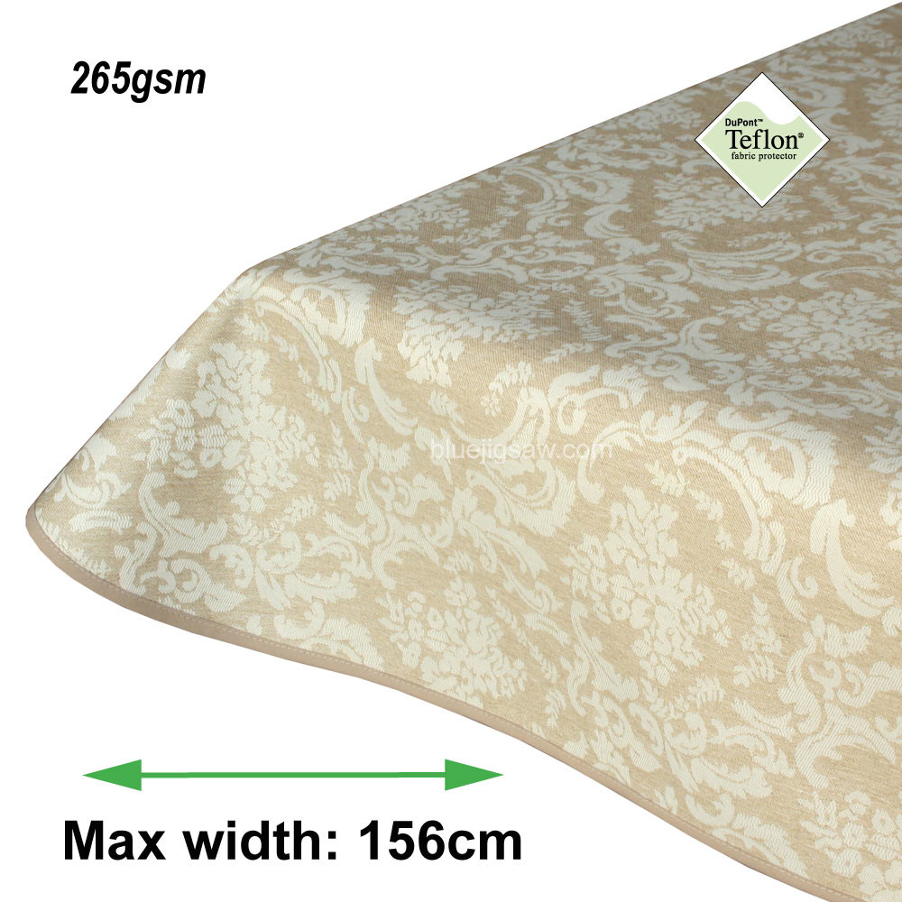 Park Lane Golden Acrylic Coated Tablecloth