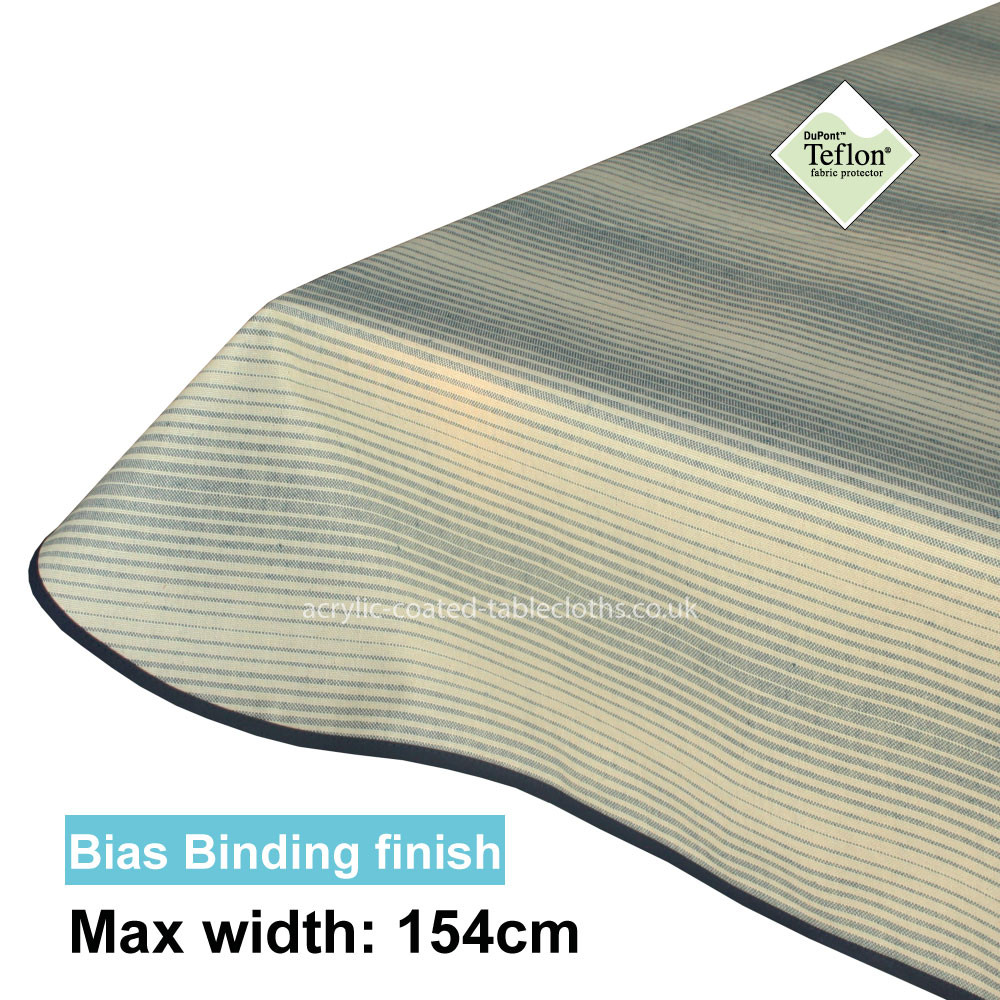 Acrylic Coated Tablecloth with Bias Binding