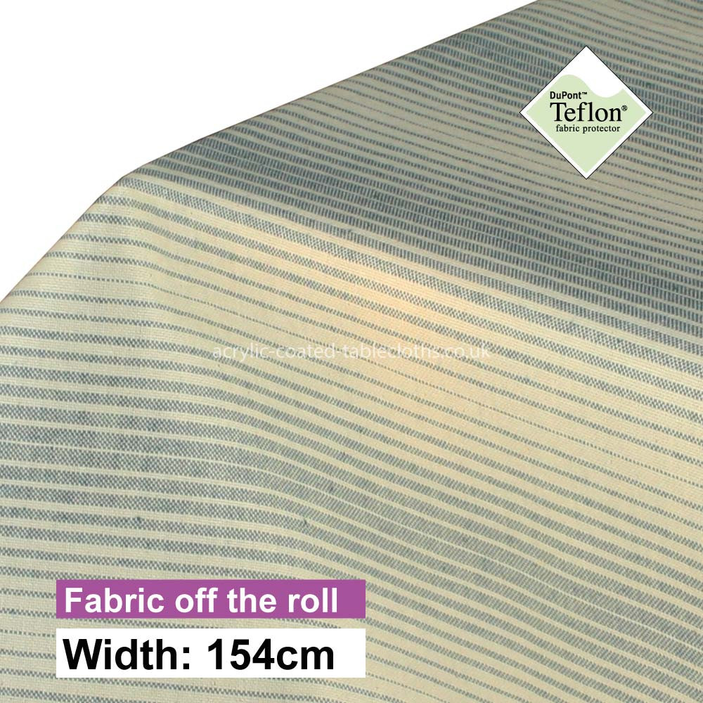 Seismic Lines Blue Acrylic Coated Fabric