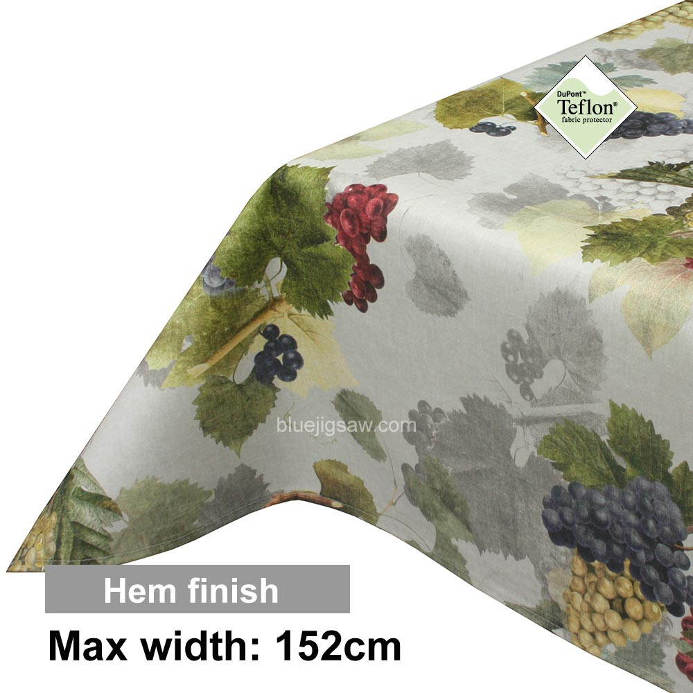 Acrylic Coated Tablecloth with Hem finish