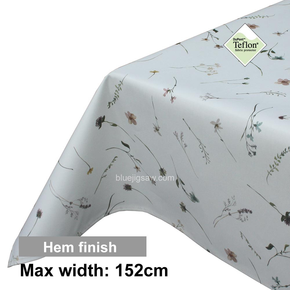 Acrylic Coated Tablecloth with Hem finish