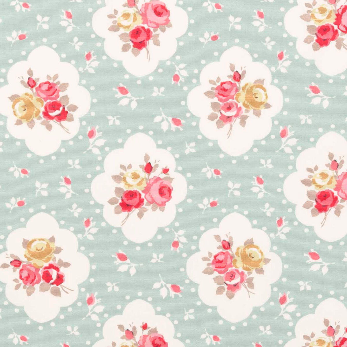 Clarke and Clarke Rosetta Autumn Fabric, Remnant