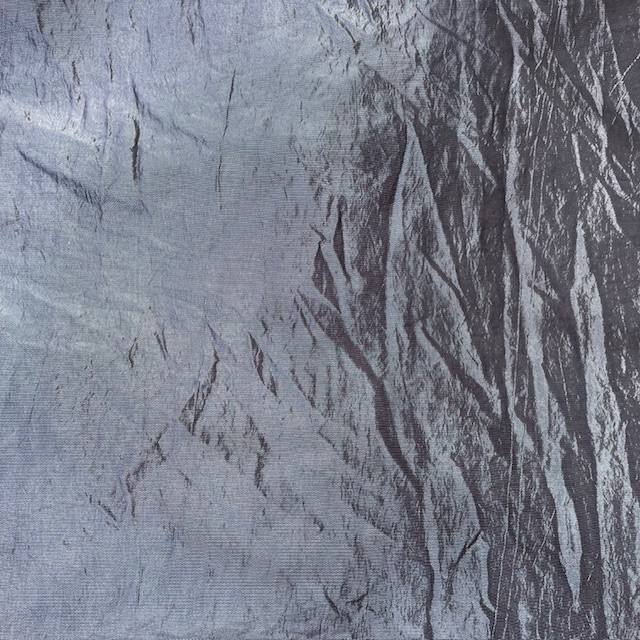 Clarke and Clarke Silky Anthracite Fabric, Remnant