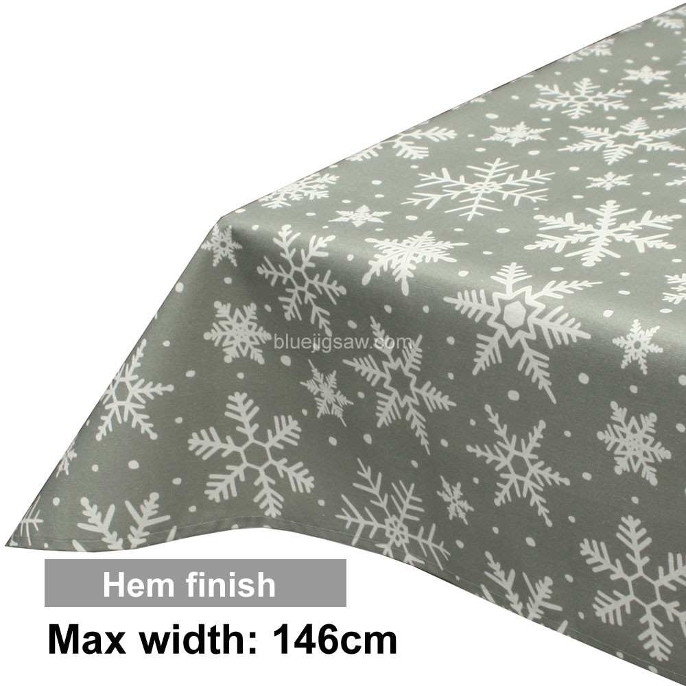 Acrylic Coated Tablecloth with Hem finish