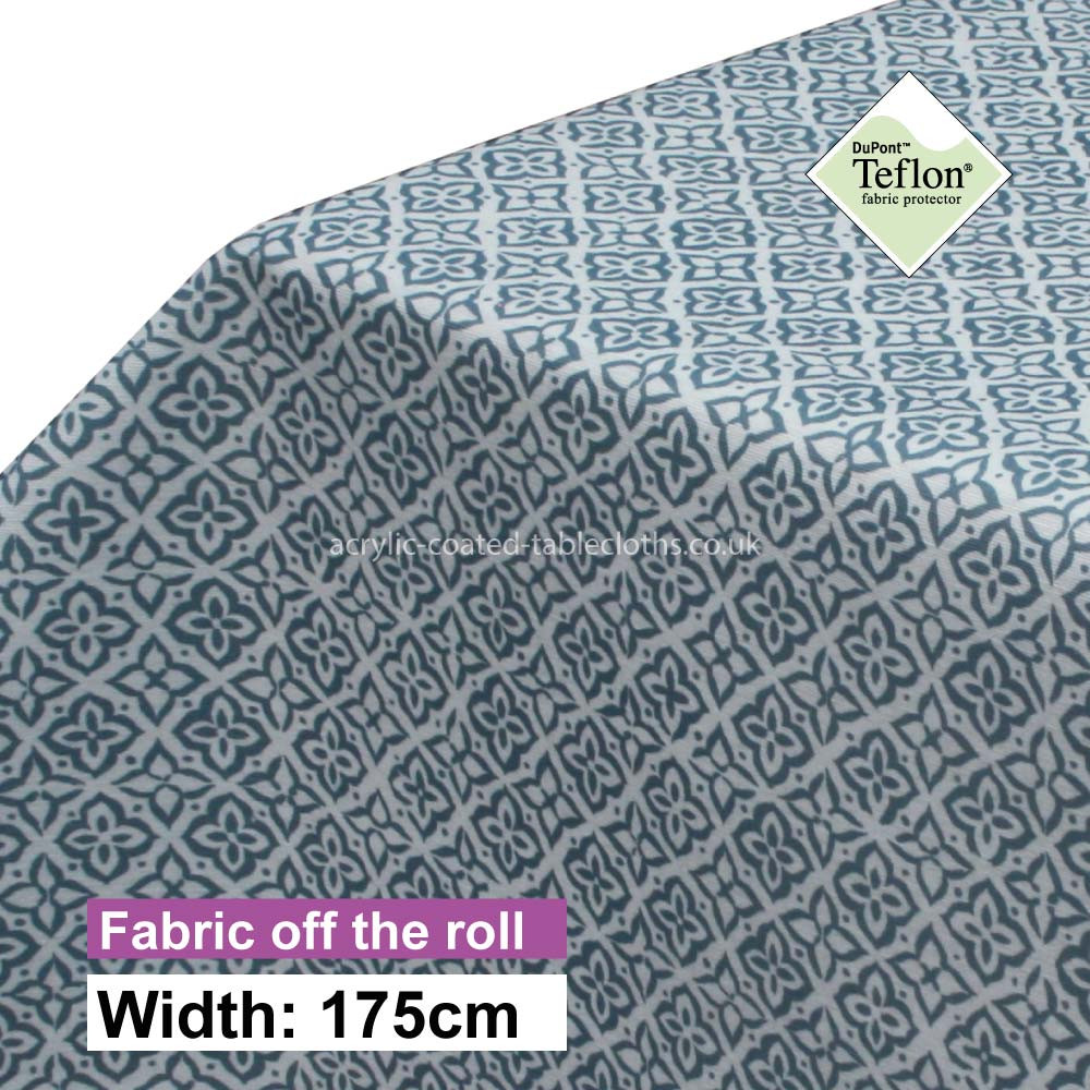 Milton Blue Acrylic Coated Fabric