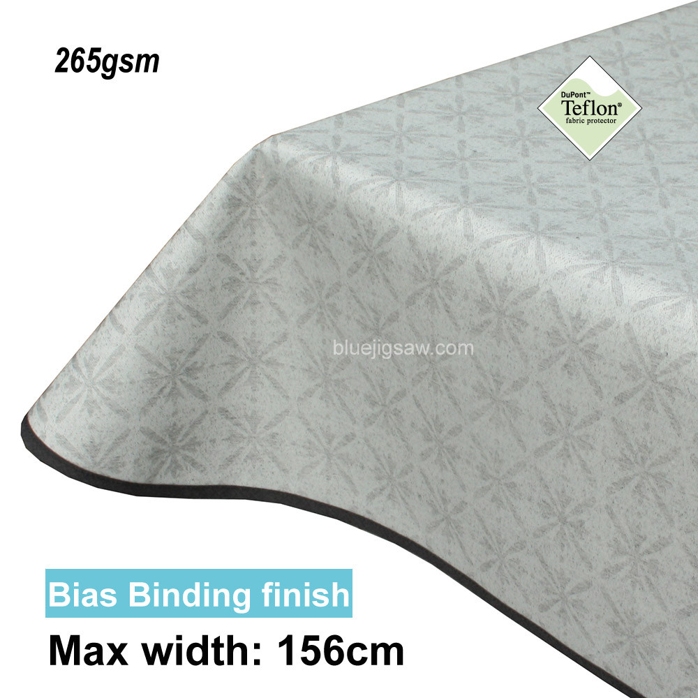 Acrylic Coated Tablecloth with Bias Binding