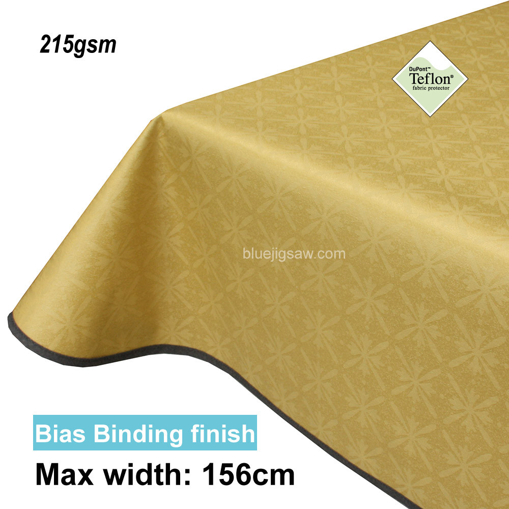 Acrylic Coated Tablecloth with Bias Binding