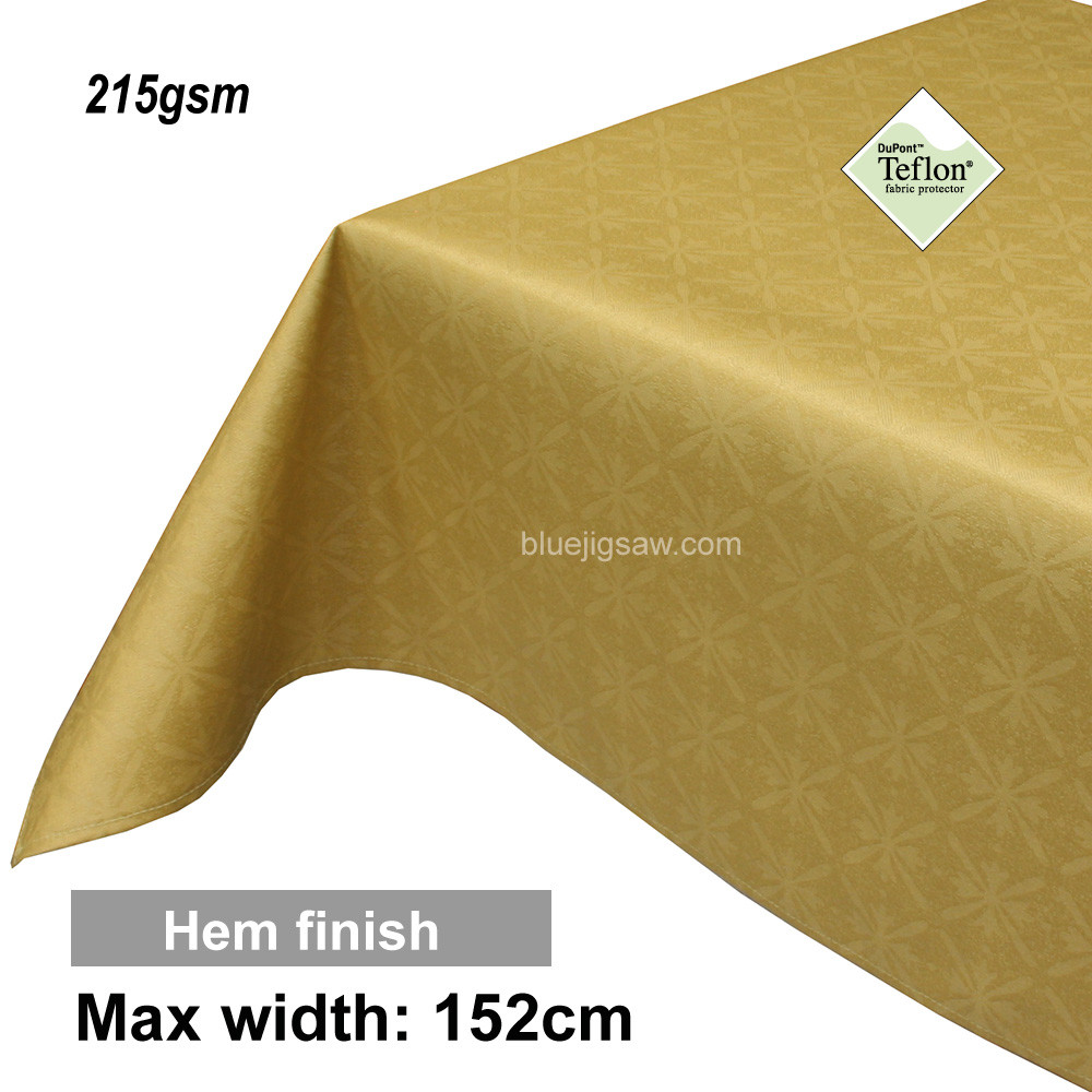 Acrylic Coated Tablecloth with Hem finish
